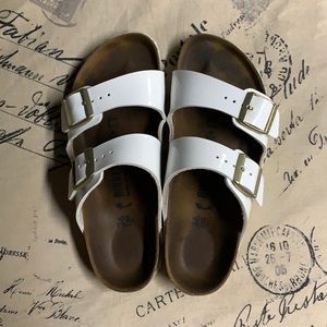 White Birkenstock’s - size 36